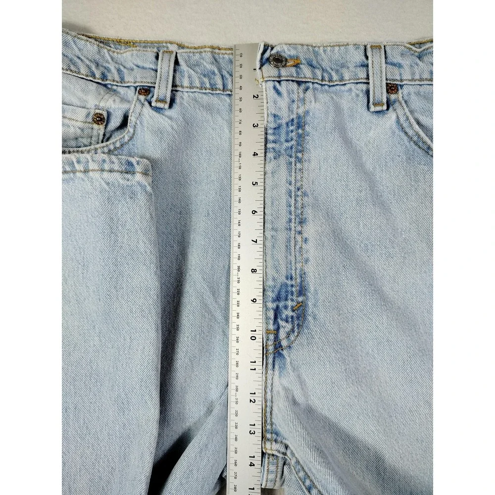 Vintage Levis 505 Jeans‎ Mens 40x30 Light Wash Blue Straight Leg USA Denim